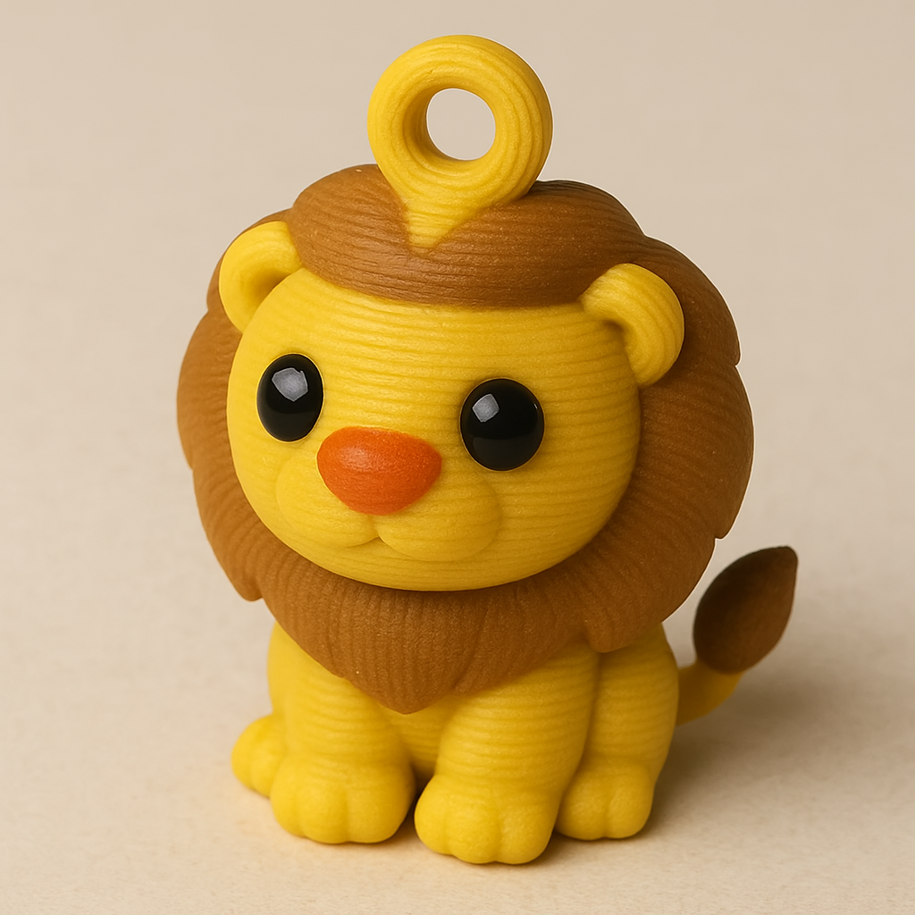 Cute Lion Keychain