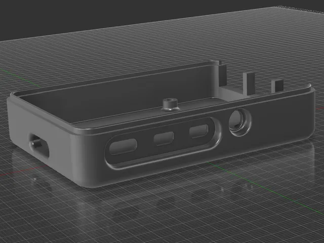 Raspberry Pi 4 Snap Fit Case with Wide Port Clearance
