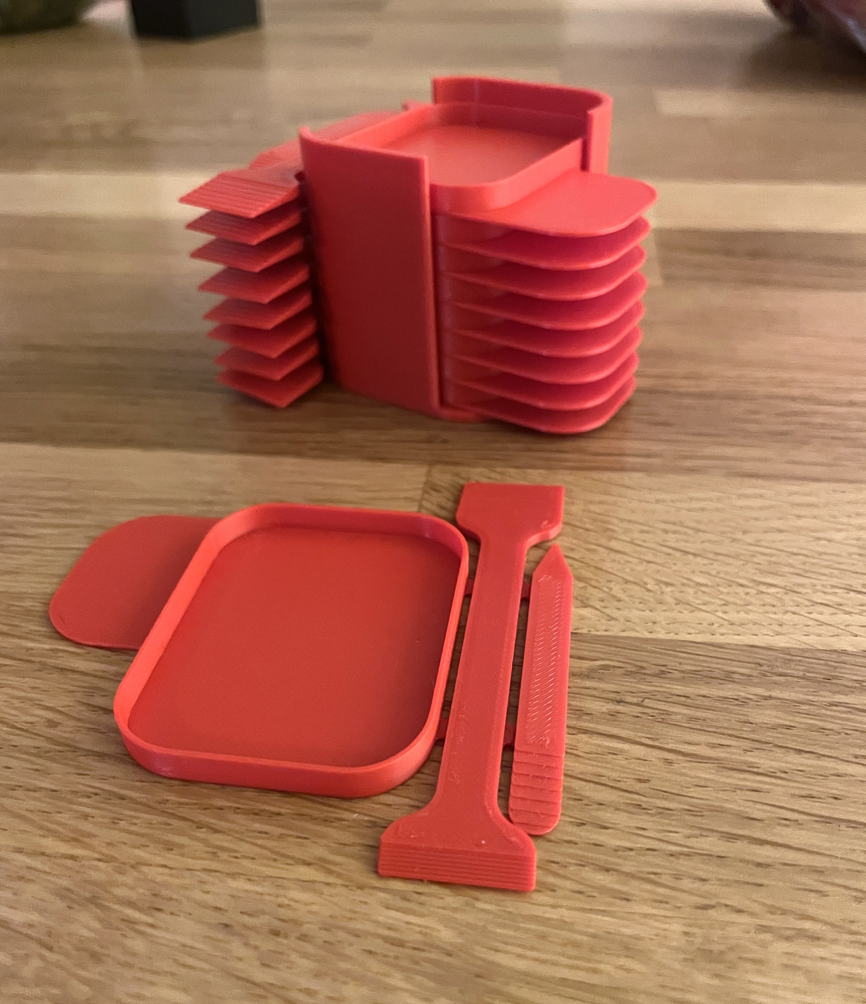Glue / Epoxy Mixing Tray with Holder