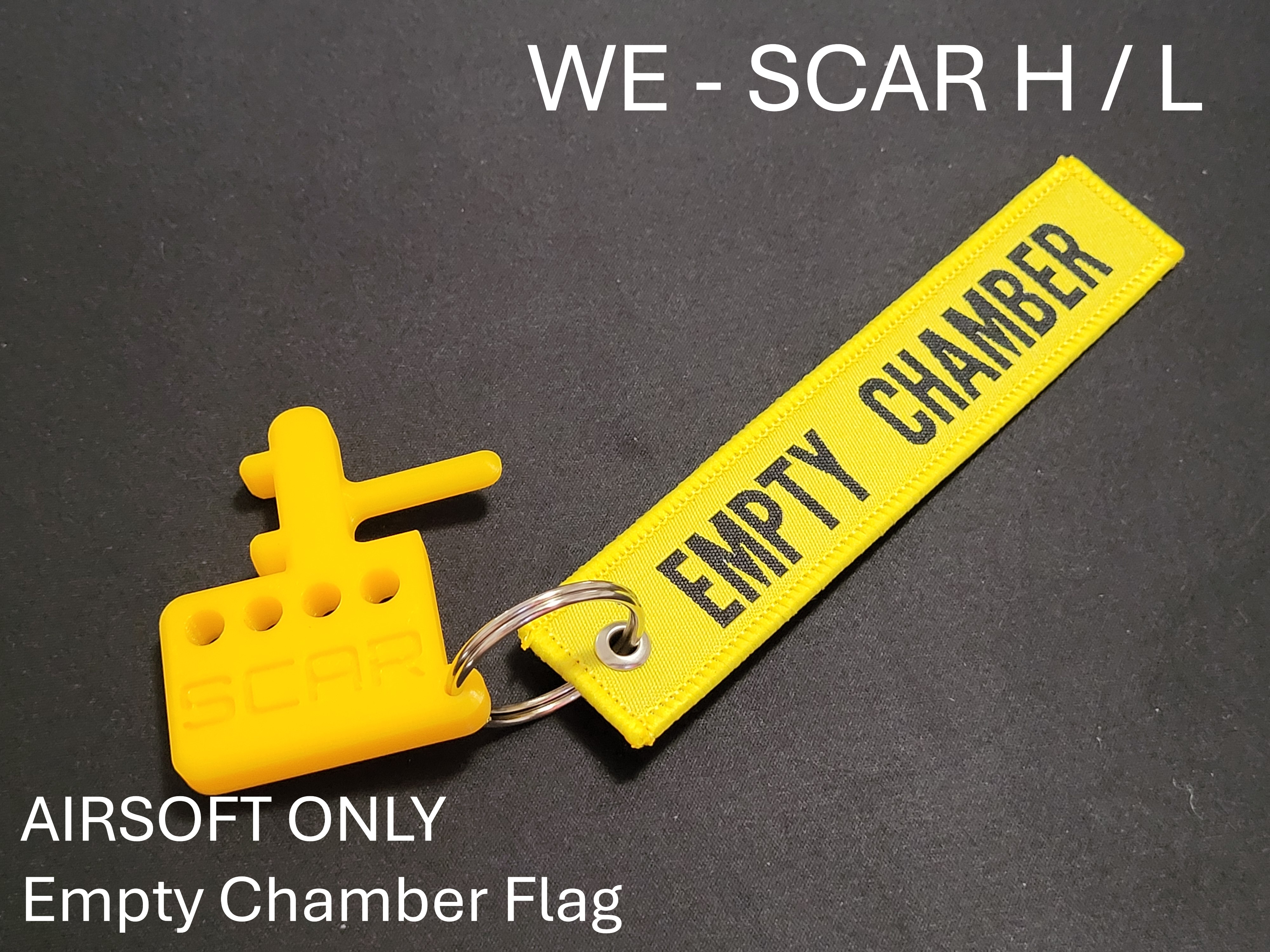 WE - SCAR H & L - Airsoft Empty Chamber Flag - Free Download