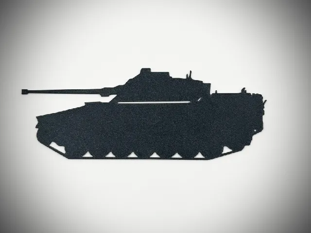 Combat Vehicle 90 (CV9035) as Wall Art