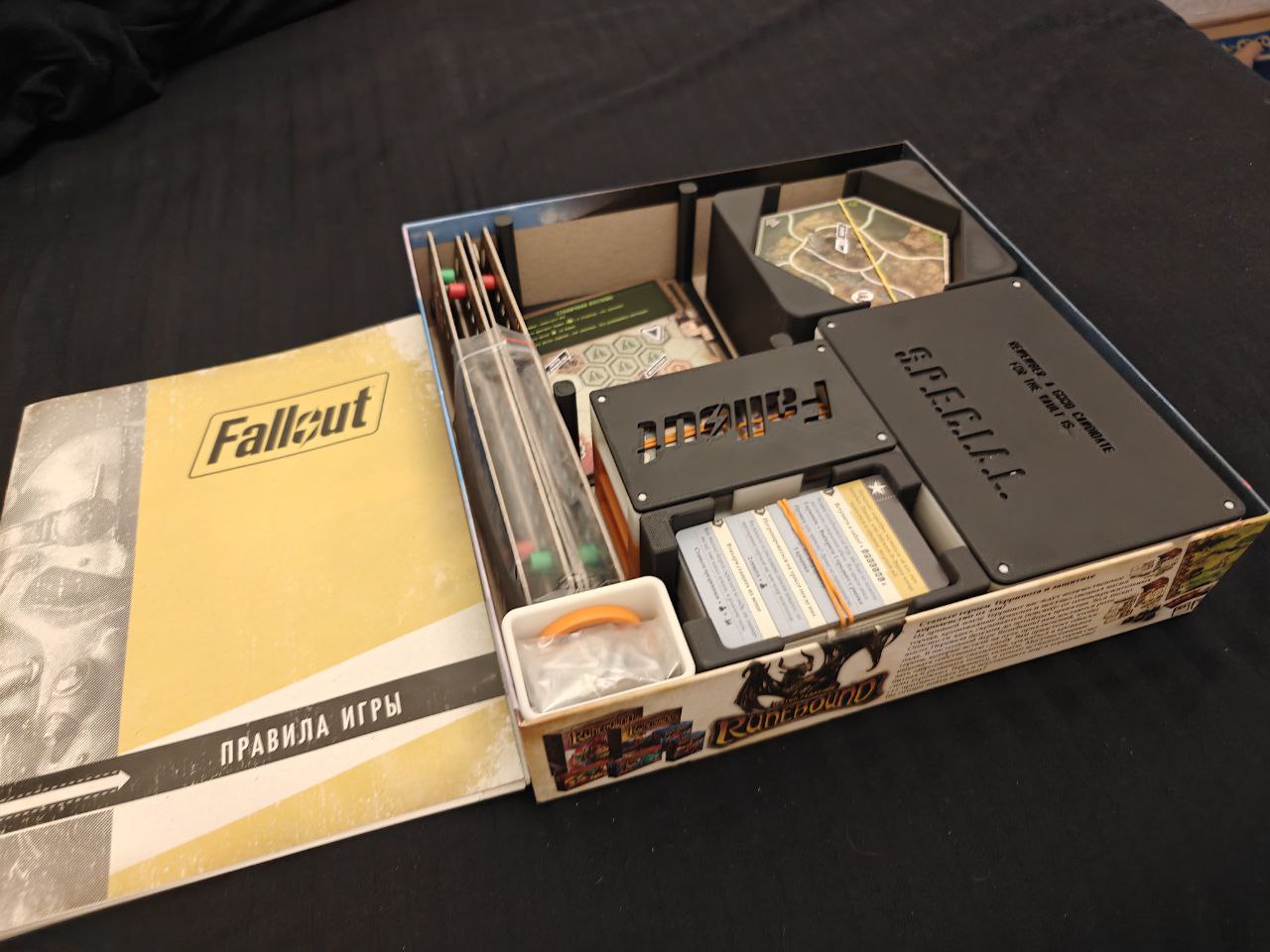 Game Chip Insert for fallout board game — miniatura 4