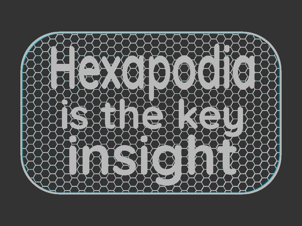 Miniatura 2 do modelo 3D Hexapodia sign