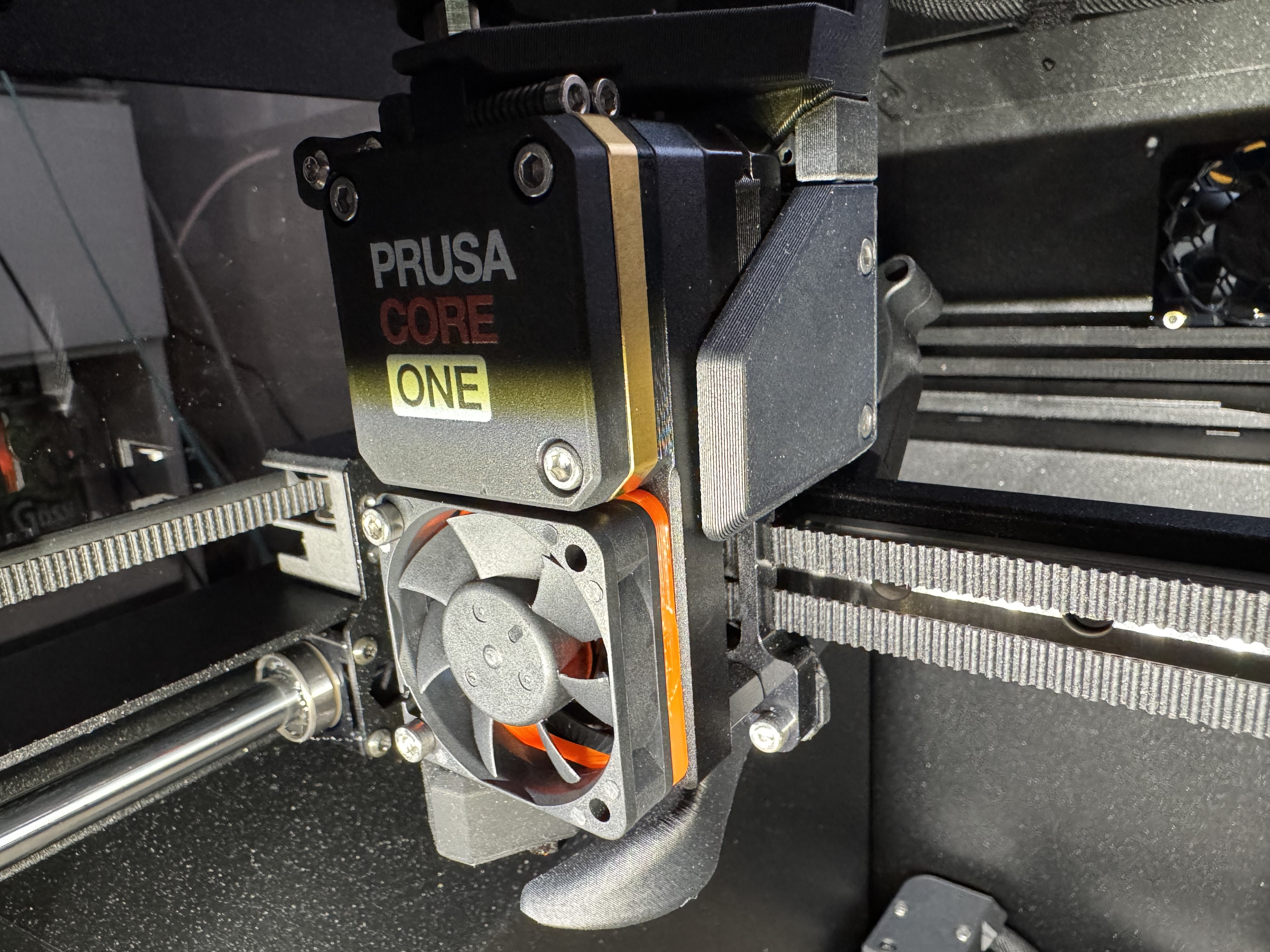 Prusa Core One hotend fan spacer