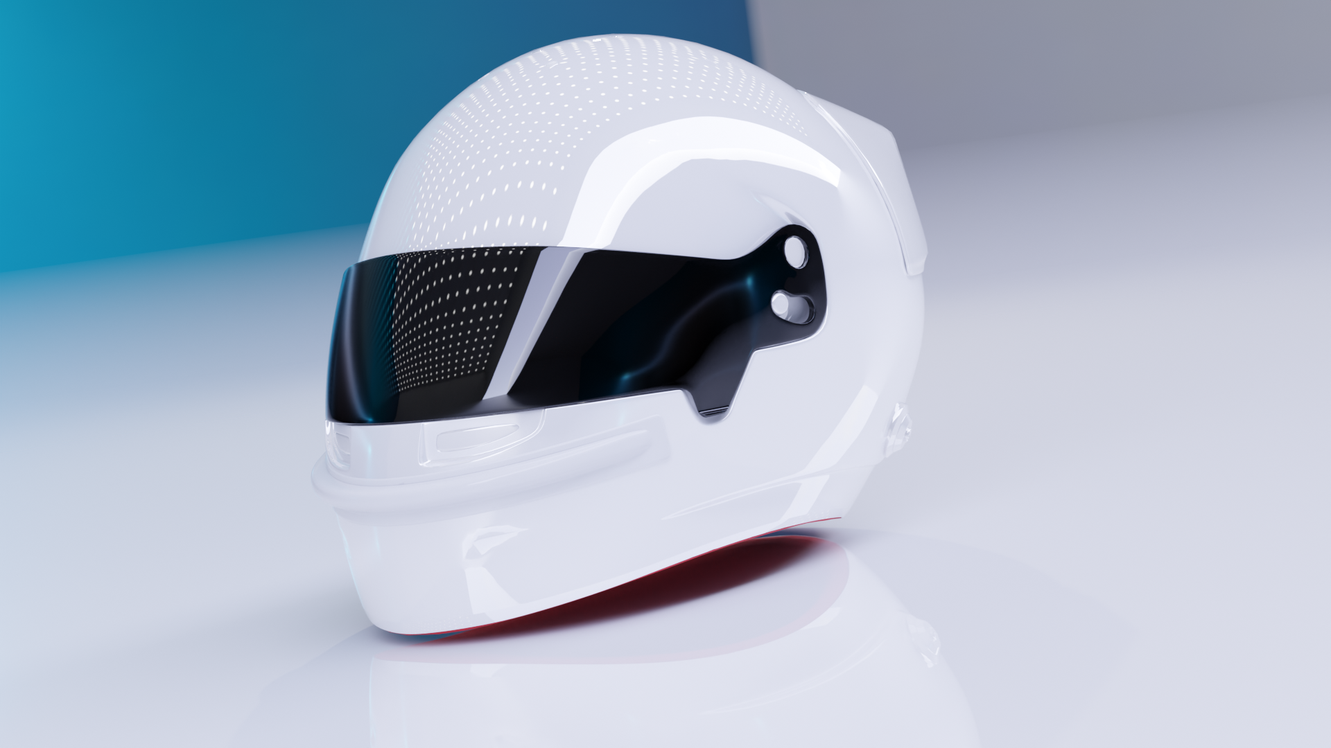 F1 Racing Helmet Display