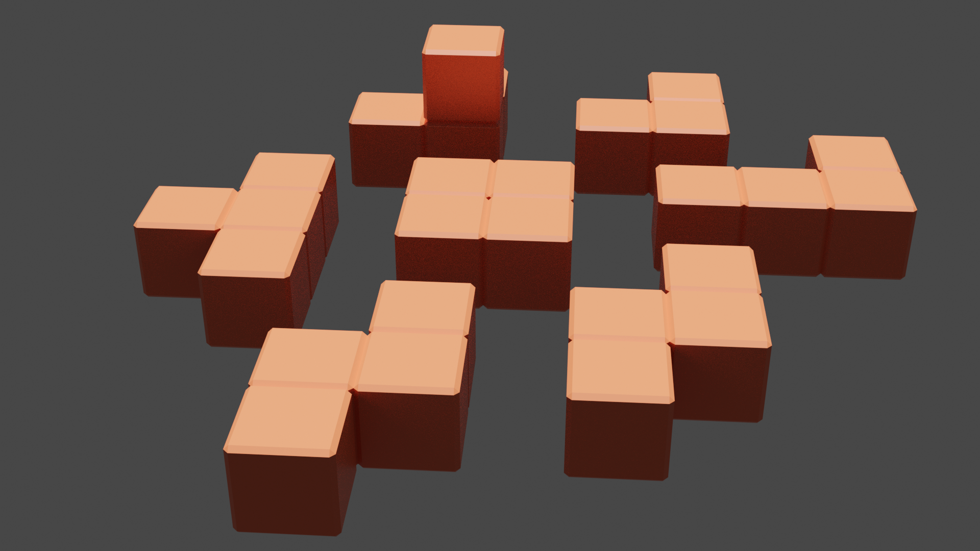 Almost Tetromino Cube