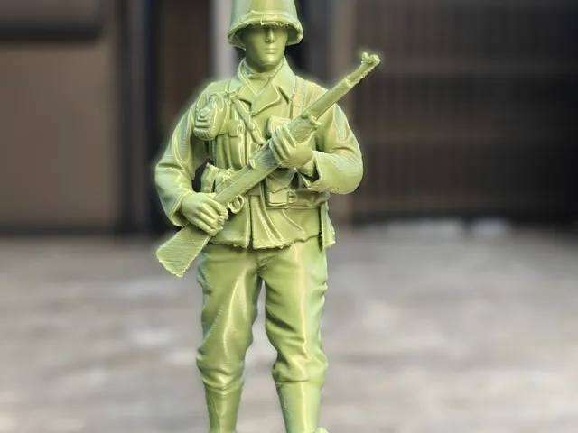 WW2 American Soldier - Green Army Man Figurine