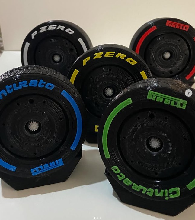 Formula 1 Pirelli tyre wheels 2022-2025