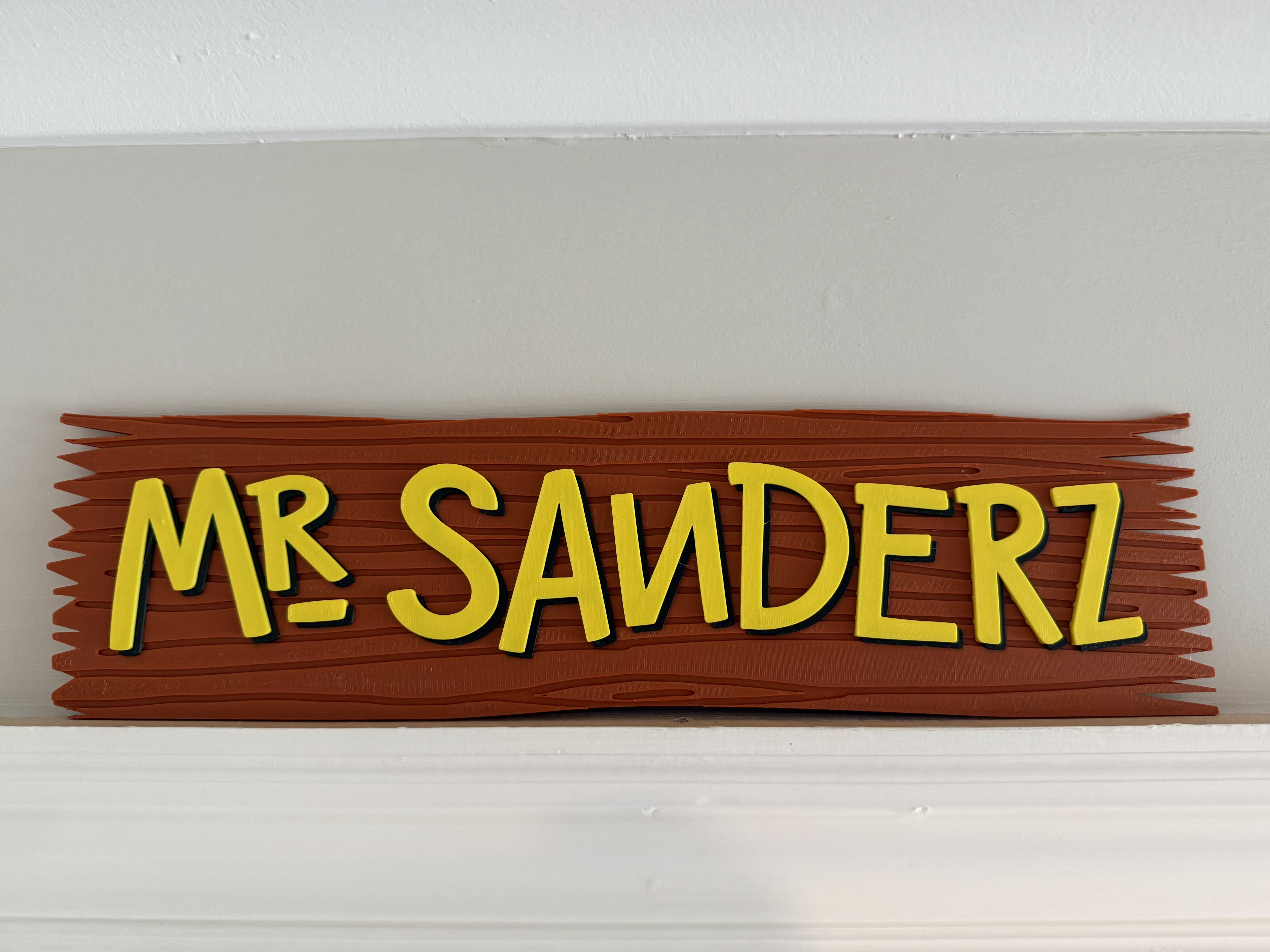 Mr Sanderz Winnie the Pooh Wooden Sign