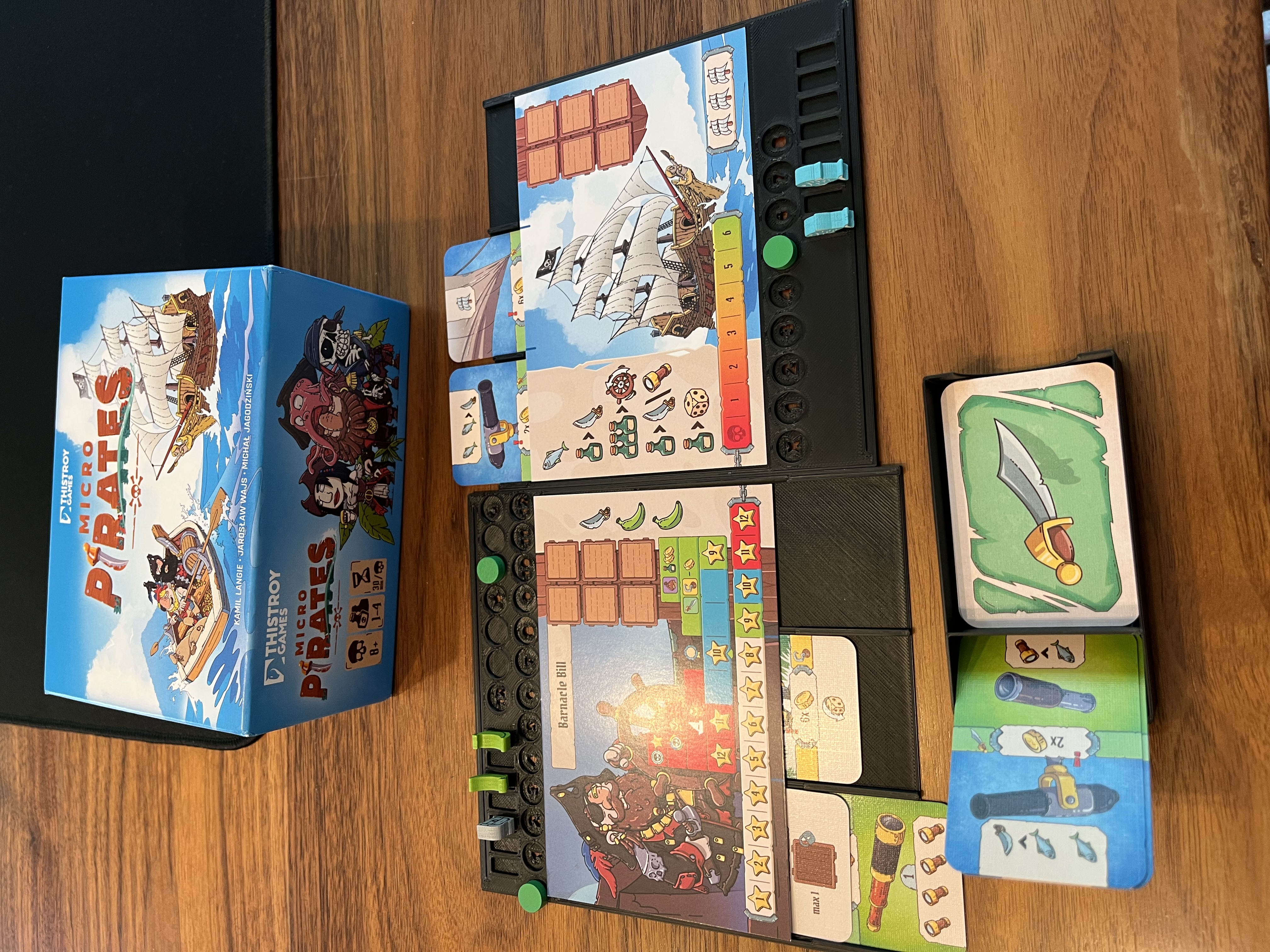 Micro Pirates Player Mat organizers