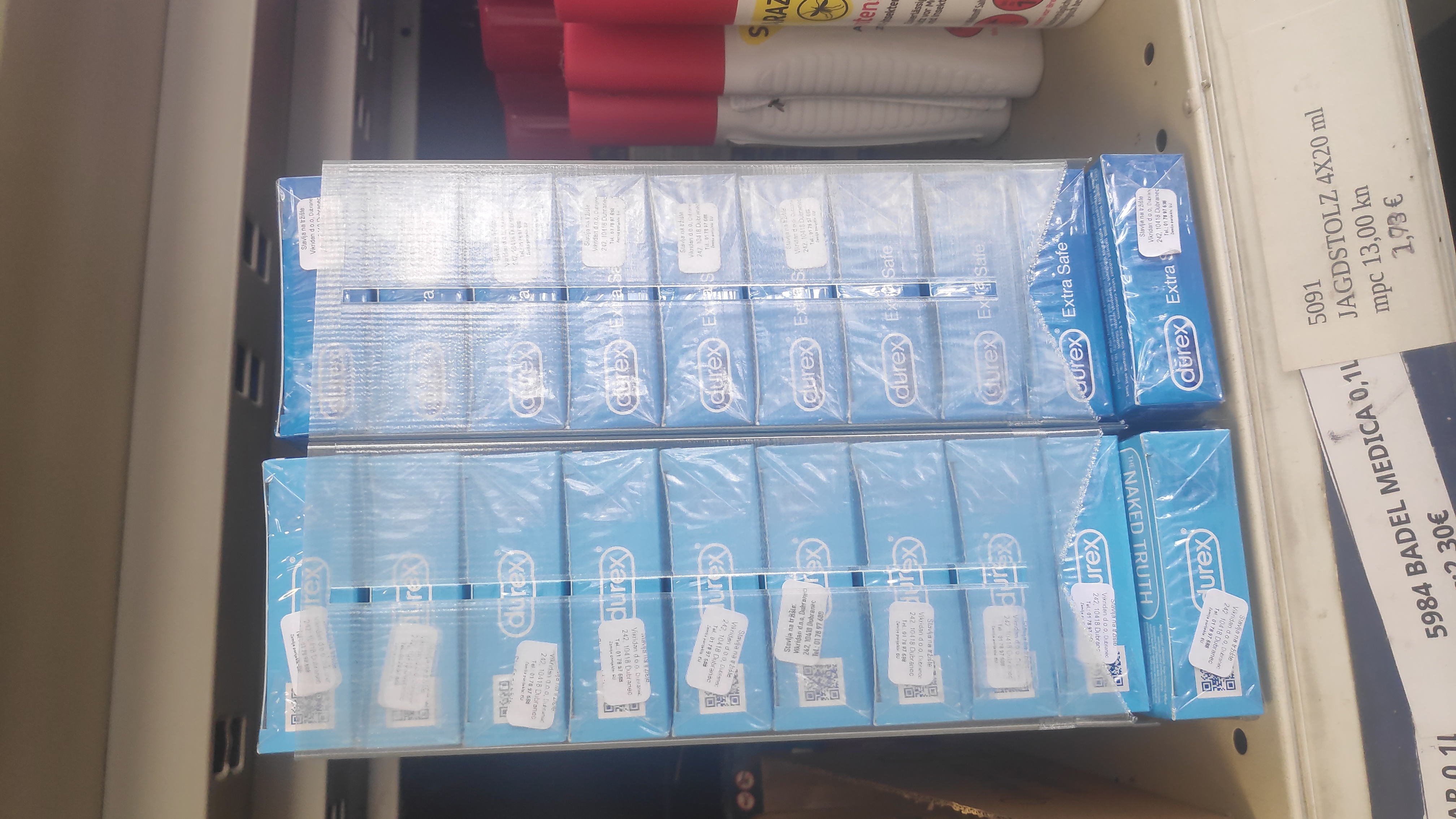 Durex dispenser