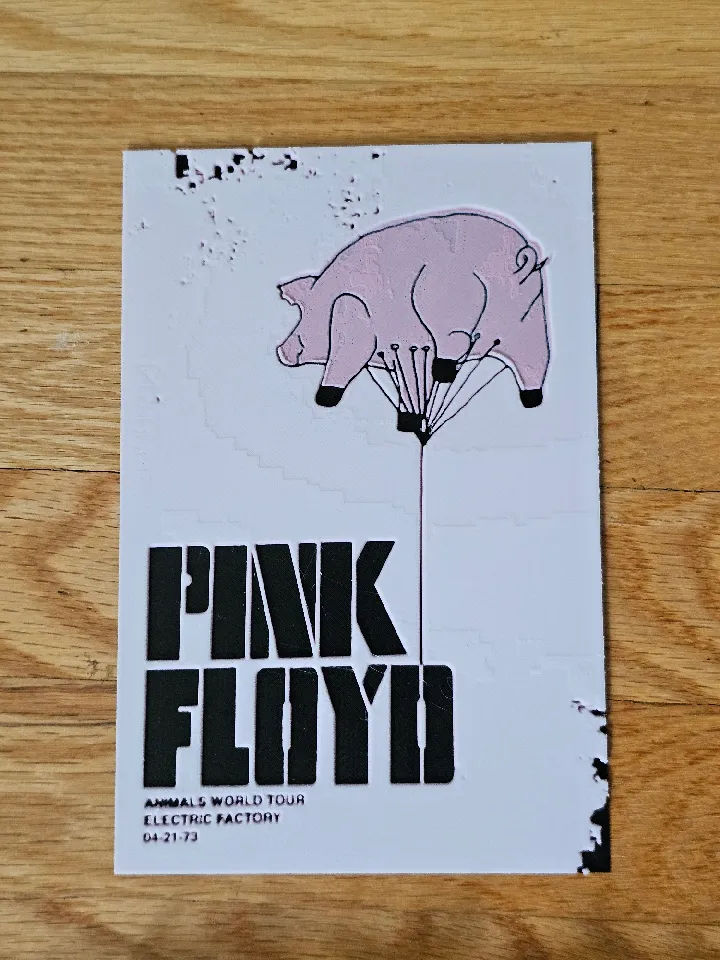 Pink Floyd Animals Tour Poster Hueforge by jonnyjeepington