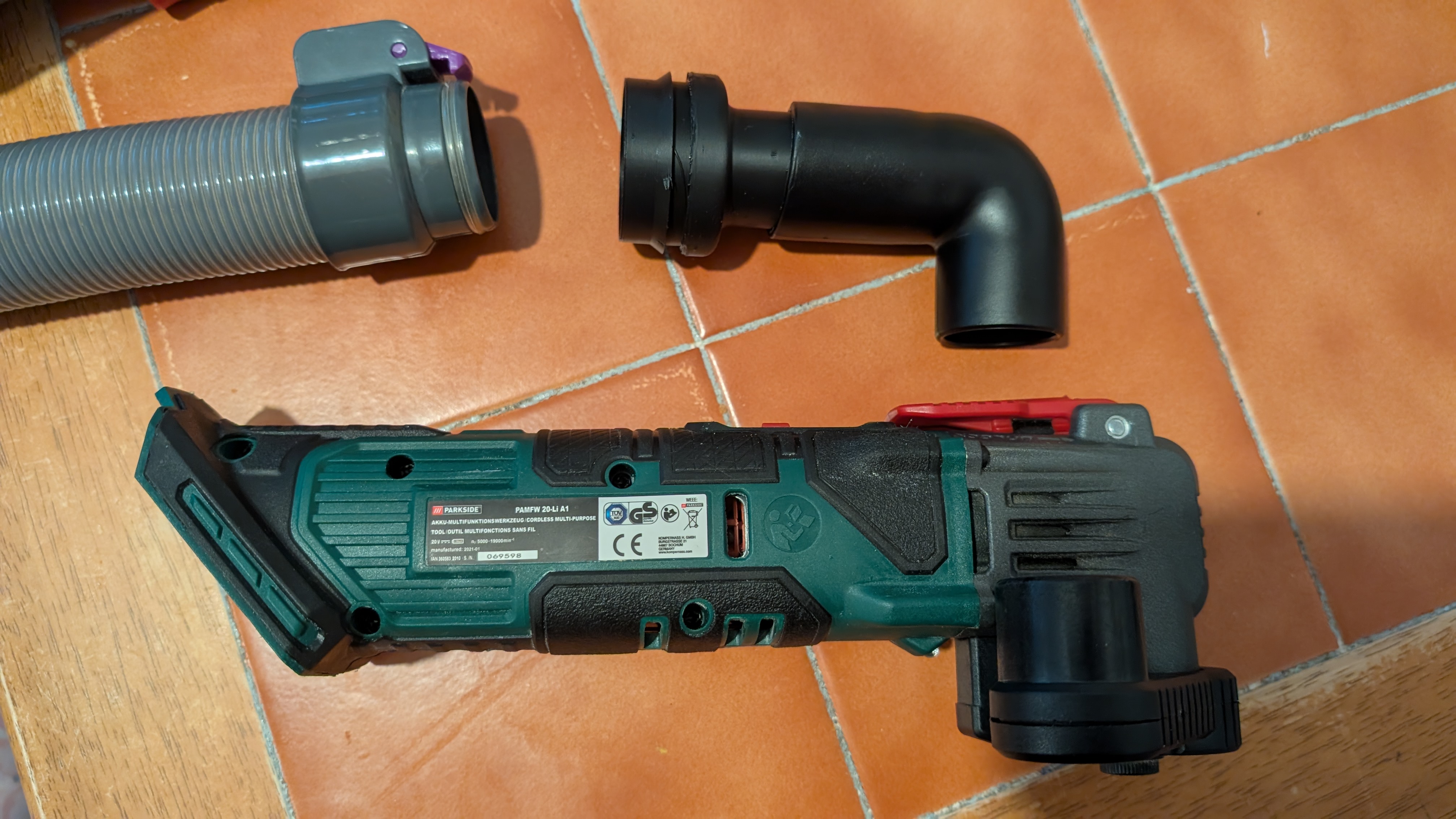 Vax to Parkside Multi-Purpose Tool Dust extraction Adaptor