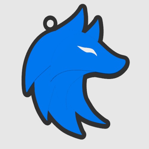 Miniatura 3 do modelo 3D Wolf Keychain by halSMic