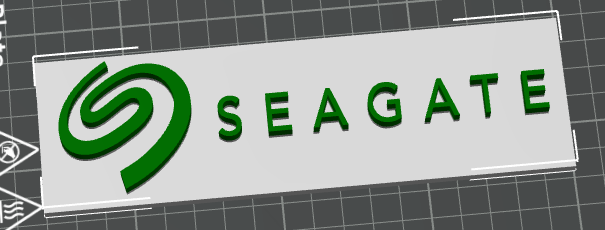 Seagate logo for office or workshop