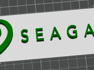 Seagate logo for office or workshop