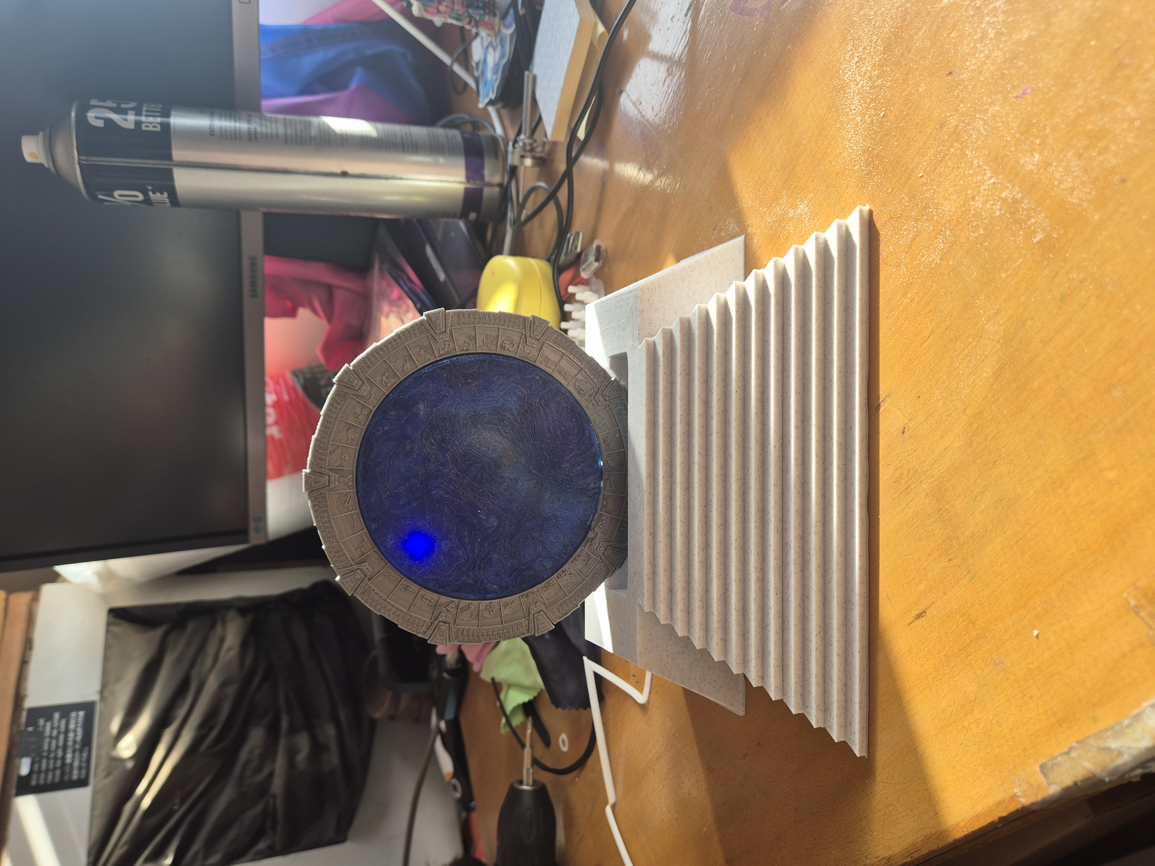 Stargate phone charger stand