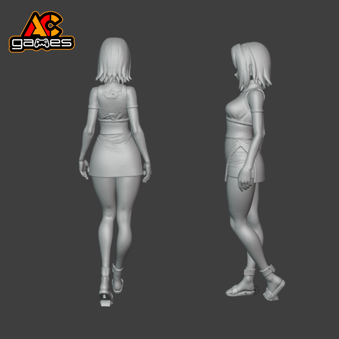 Miniatura 2 do modelo 3D Sakura Top Naruto