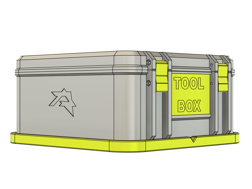 Miniatura 4 do modelo 3D FlexiBox - modular toolbox with trays