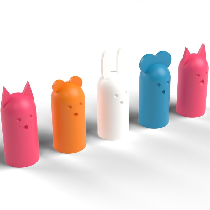 Finger Puppets - Cat, Bear, Rabbit, Mouse and Pig for Storytime, No ...
