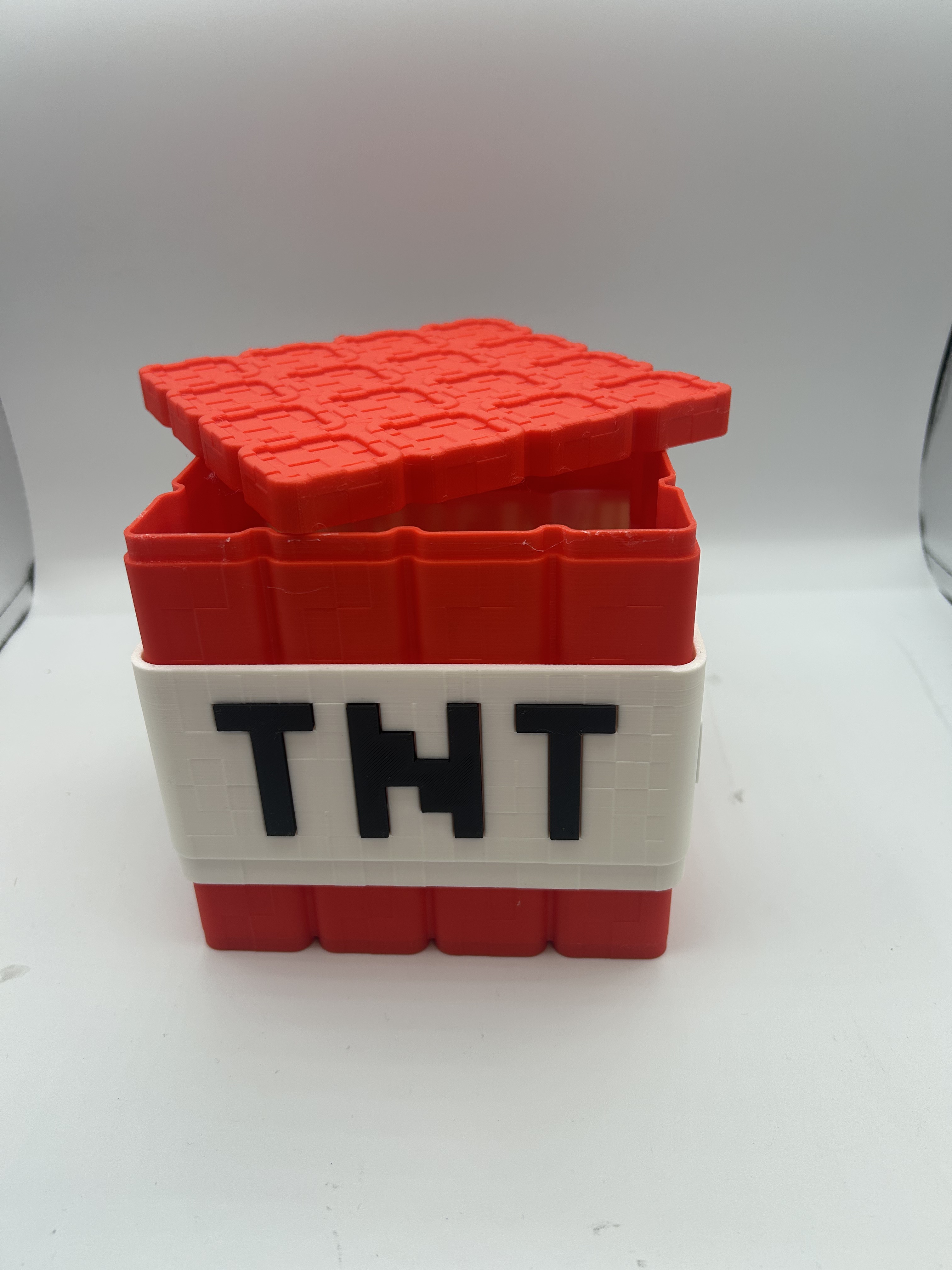 Minecraft TNT Popcorn Bucket