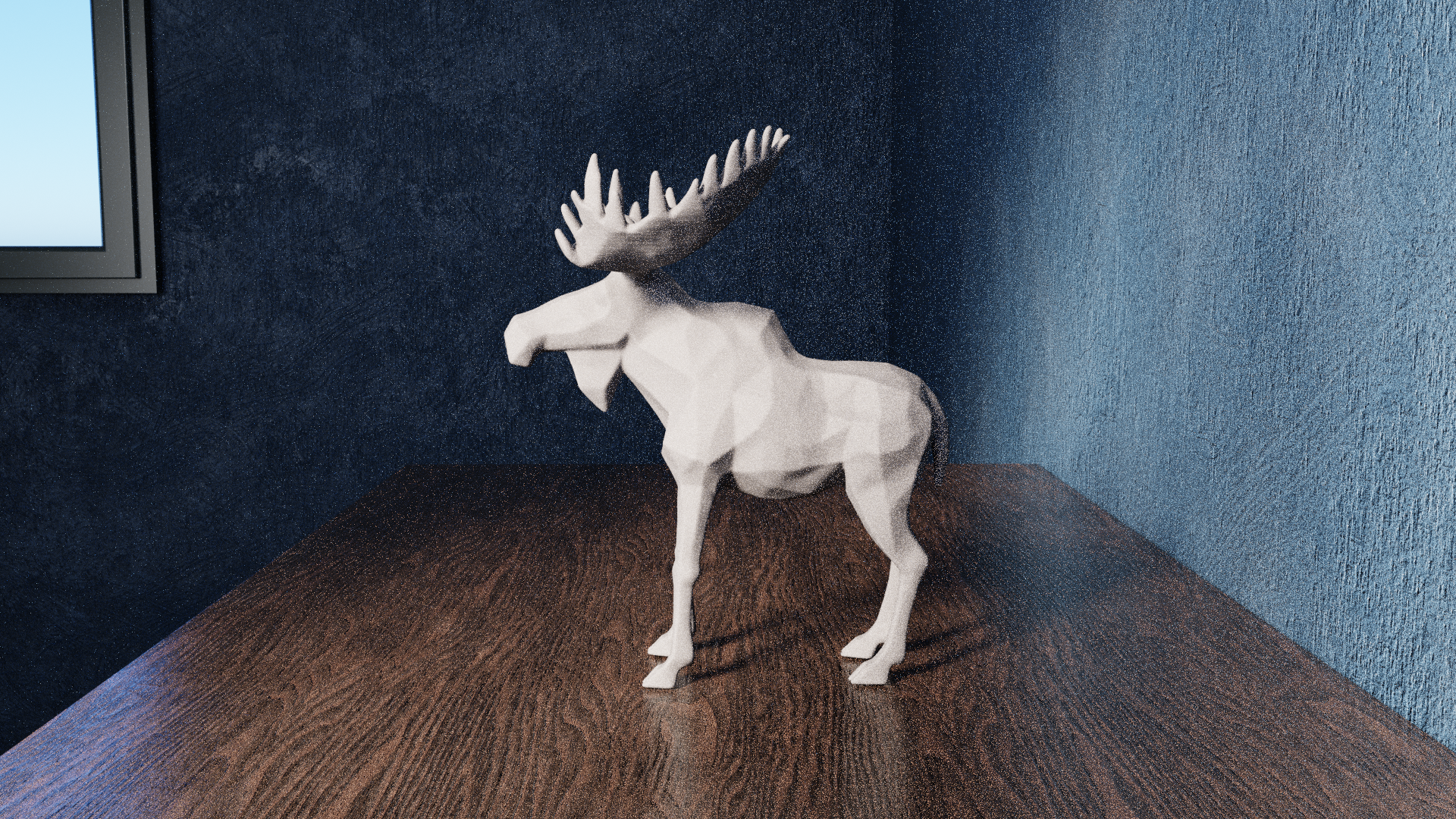 Miniatura 6 do modelo 3D Low Poly Moose