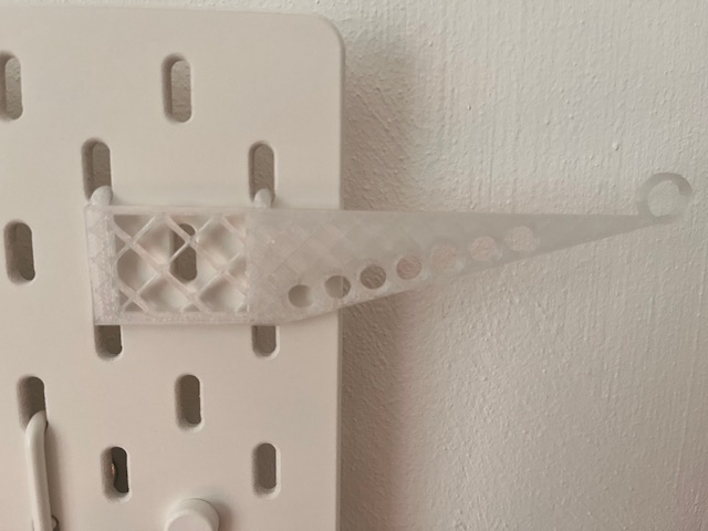 Side hook for IKEA SKÅDIS