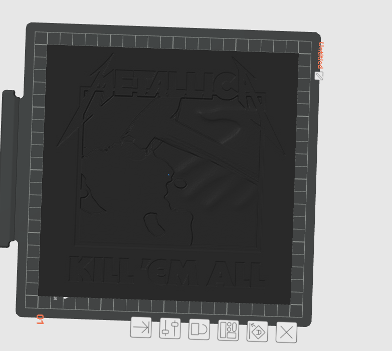 METALLICA KILL EM ALL LITHOPHANE
