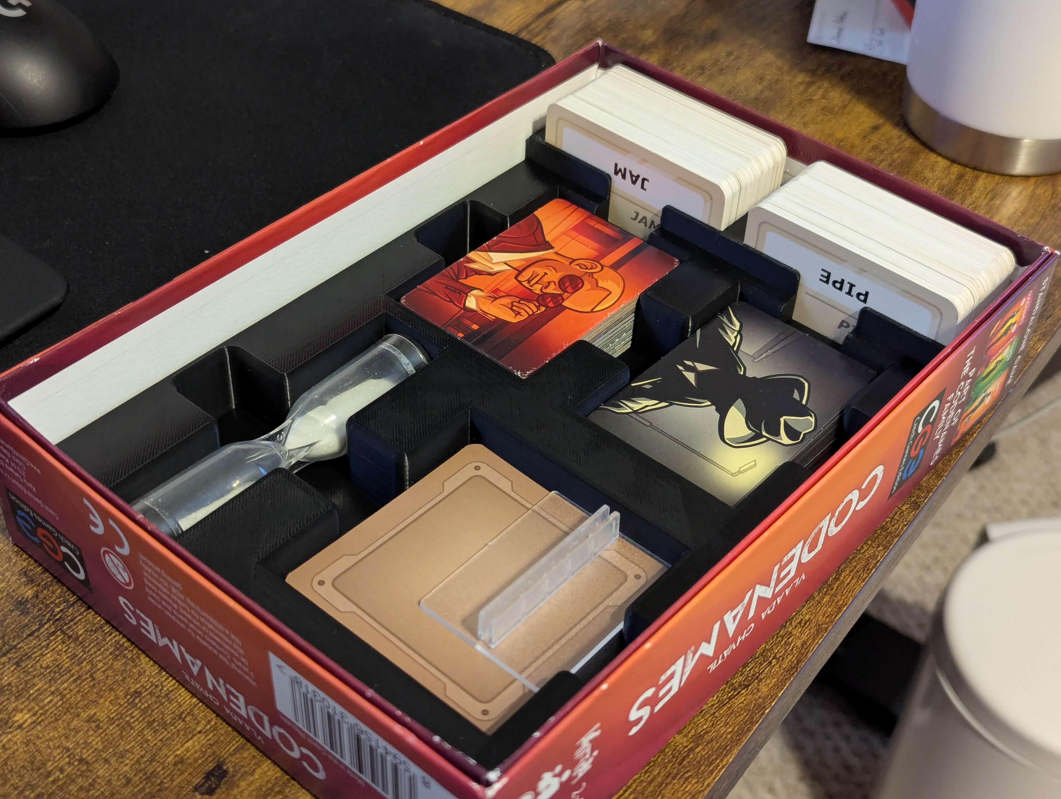 Codenames Box Organizer & Card Tray