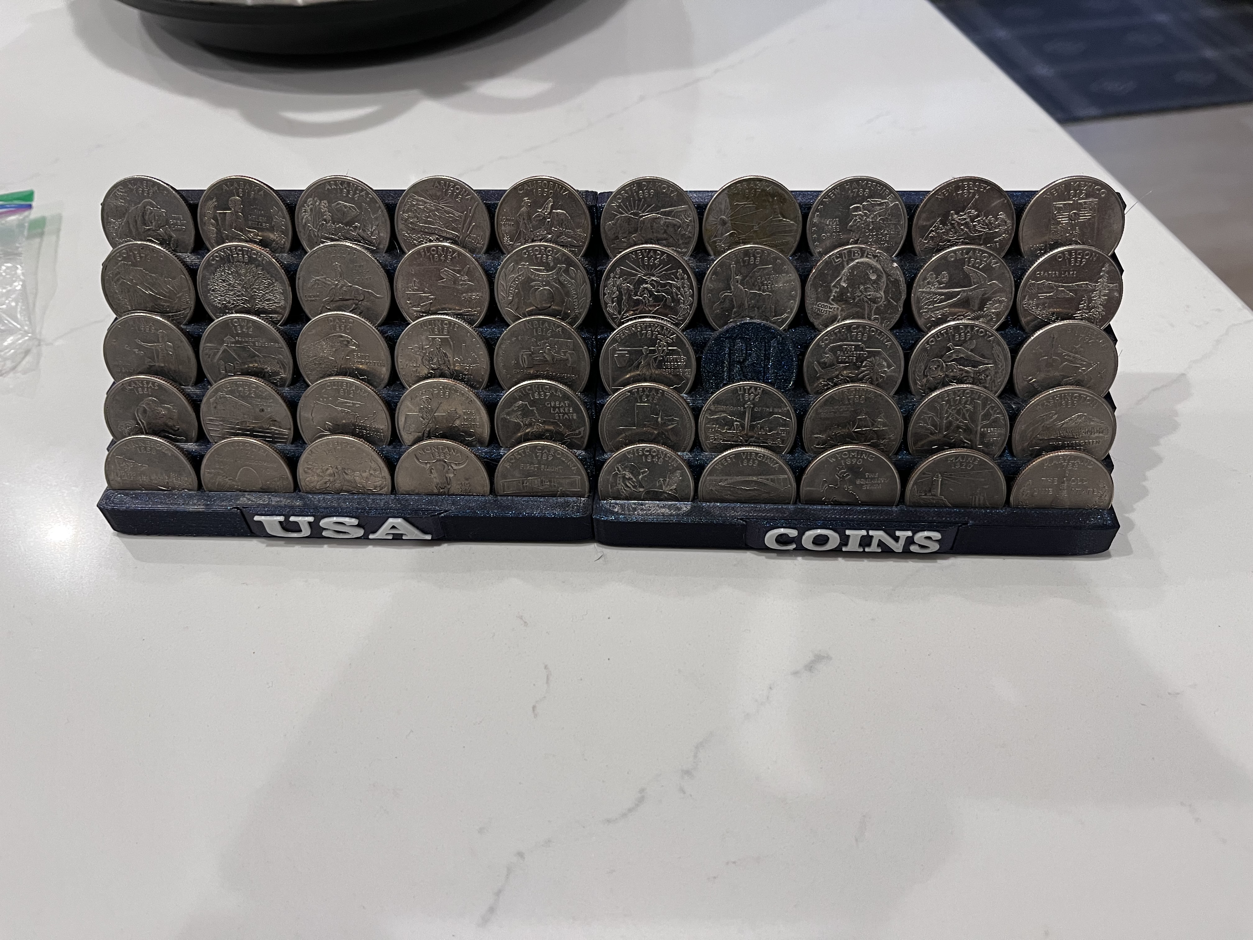 Quarter Collection Display