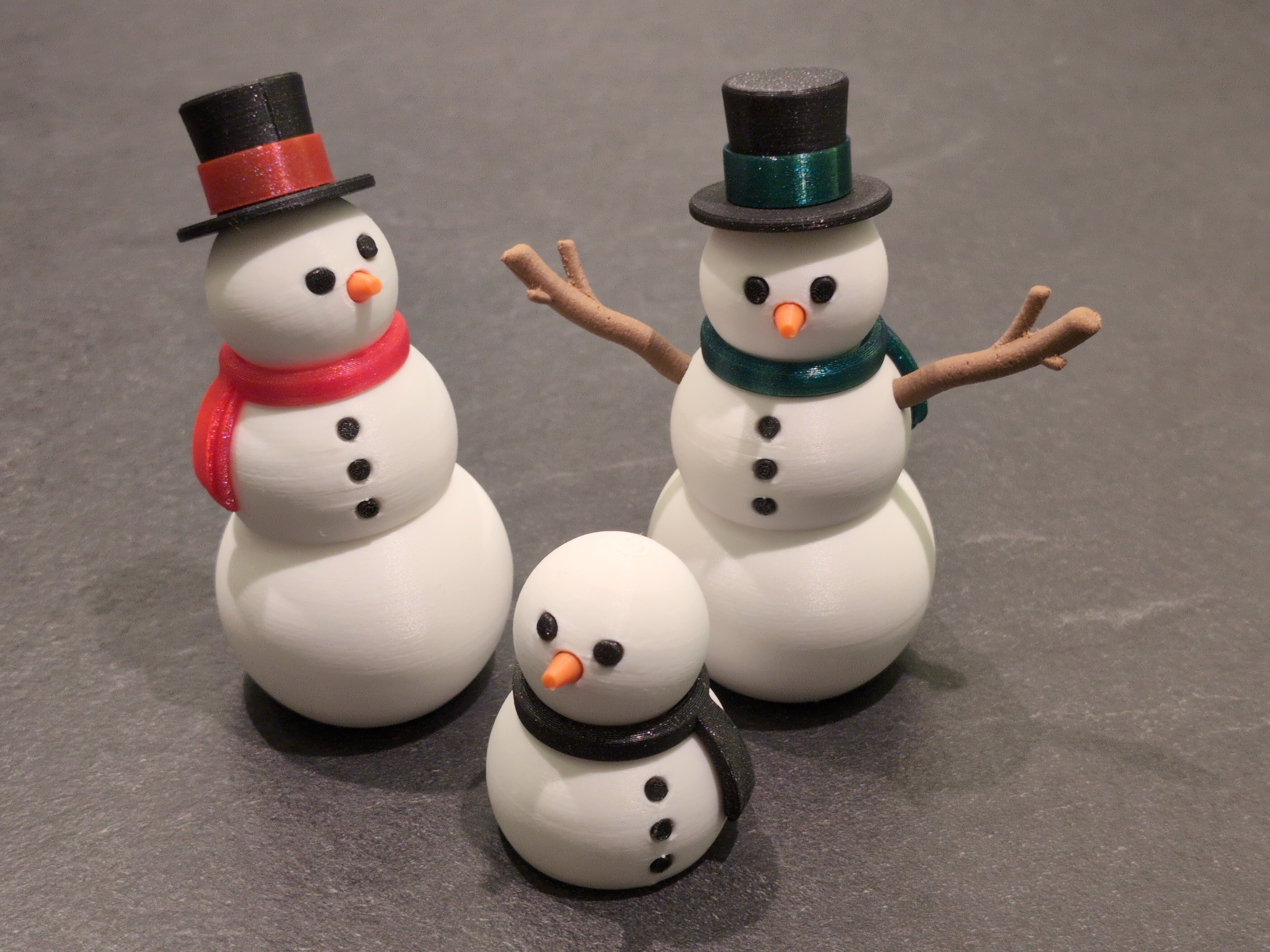 Magnetic Articulated Snowman Fidget