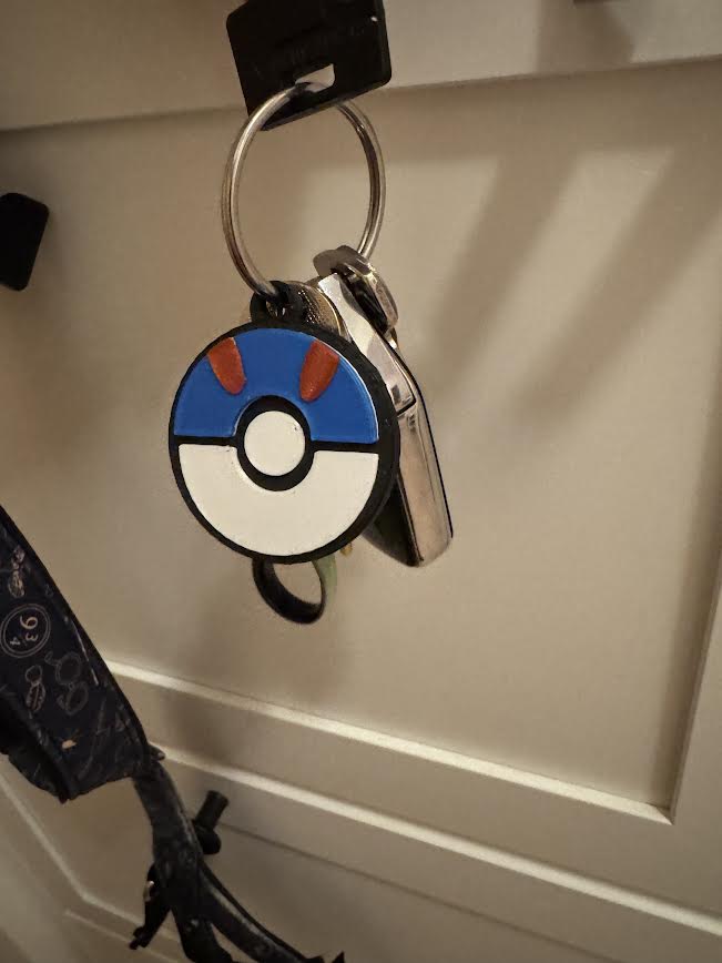 Pokeball keychain (greatball)