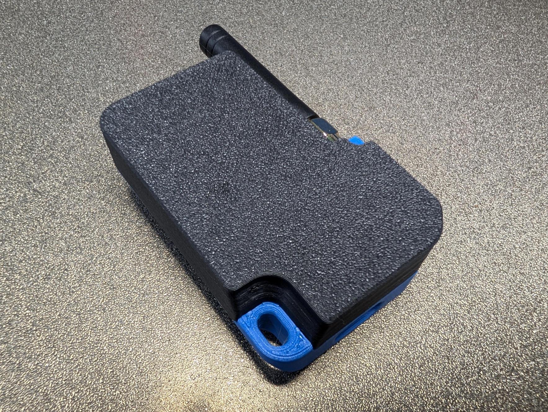 Support-free Extended Back for H1 - Case for Heltec V3 running Meshtastic