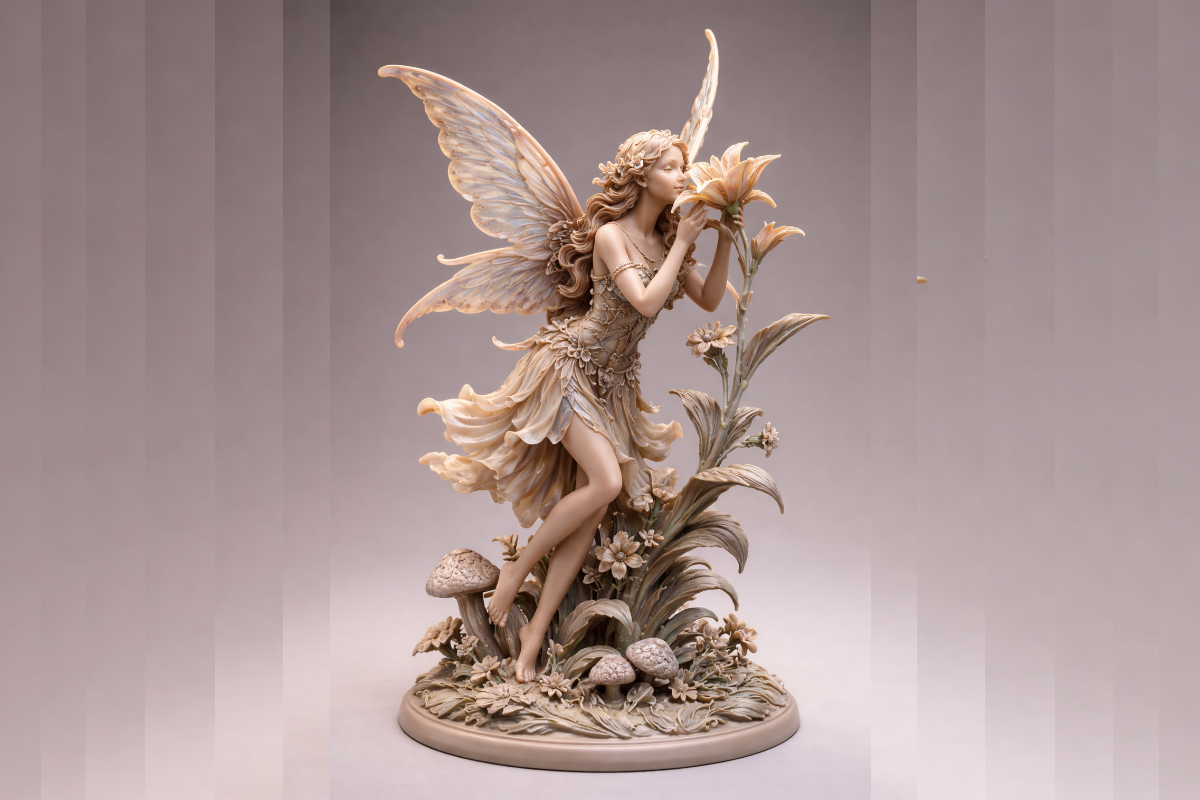 Fairy Among the Lillies