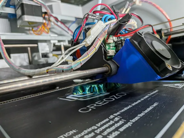 Fan duct XYZ DaVinci Bowden conversion