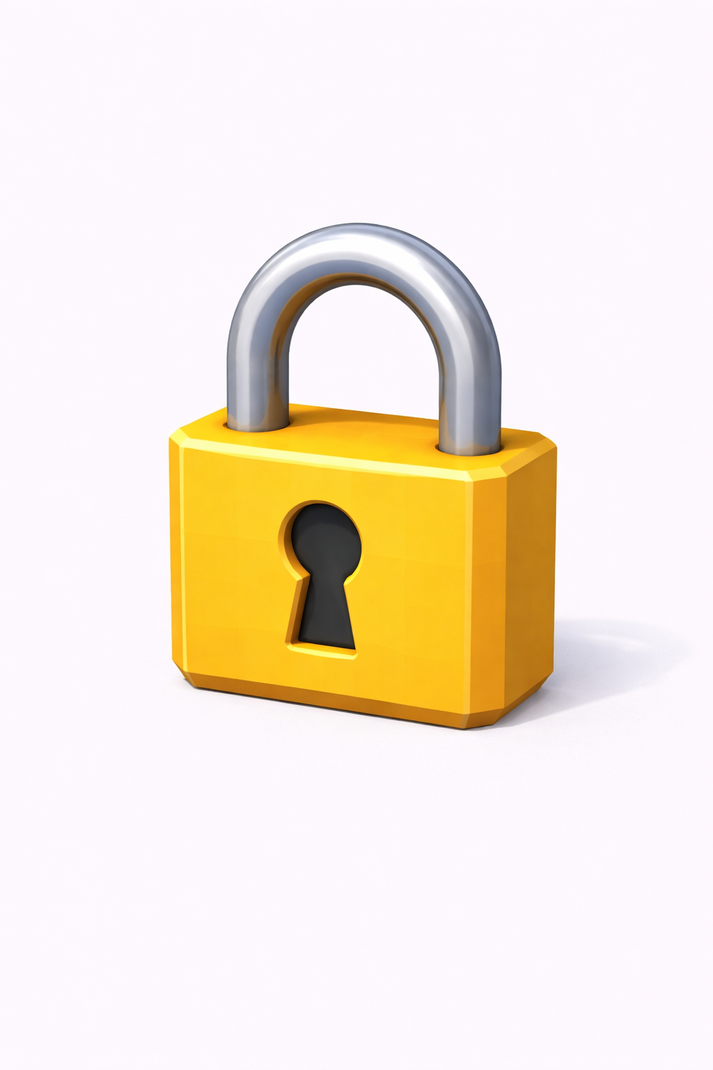 Low Poly Padlock