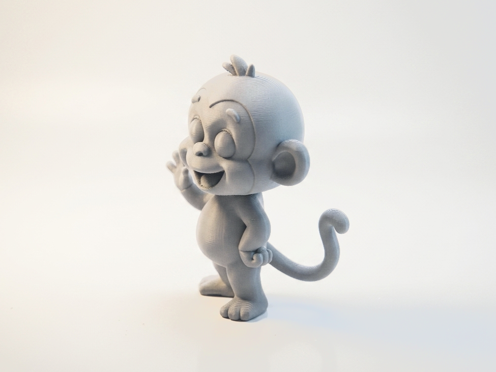 Happy Monkey Figurine Animal 3D Printable