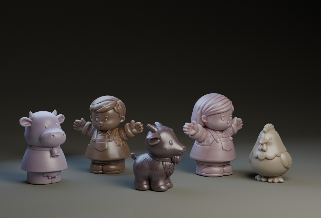 Hunter-Bids Farm Family Set