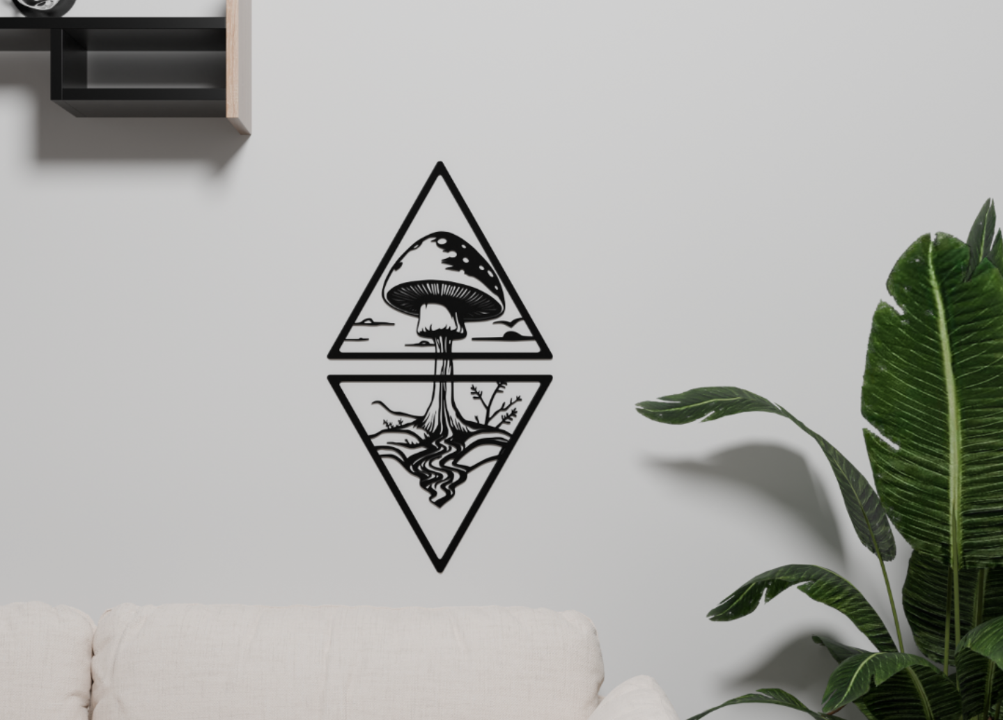 The Mighty Mushroom Wall Decor