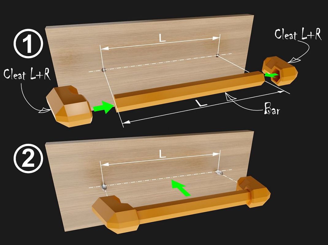 Universal handle, adjustable (no support) — thumbnail 4