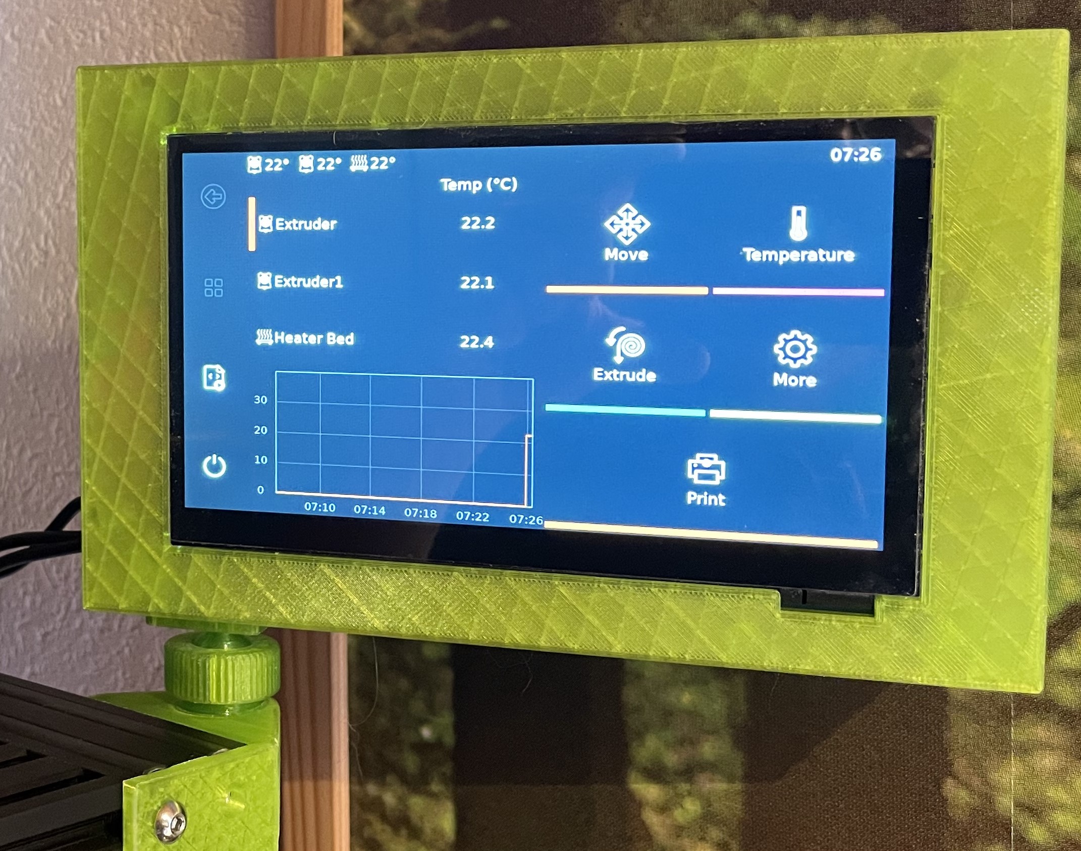 Gehäuse für Waveshare 7inch Display und Raspi - Housing for Waveshare 7inch Display and Raspi
