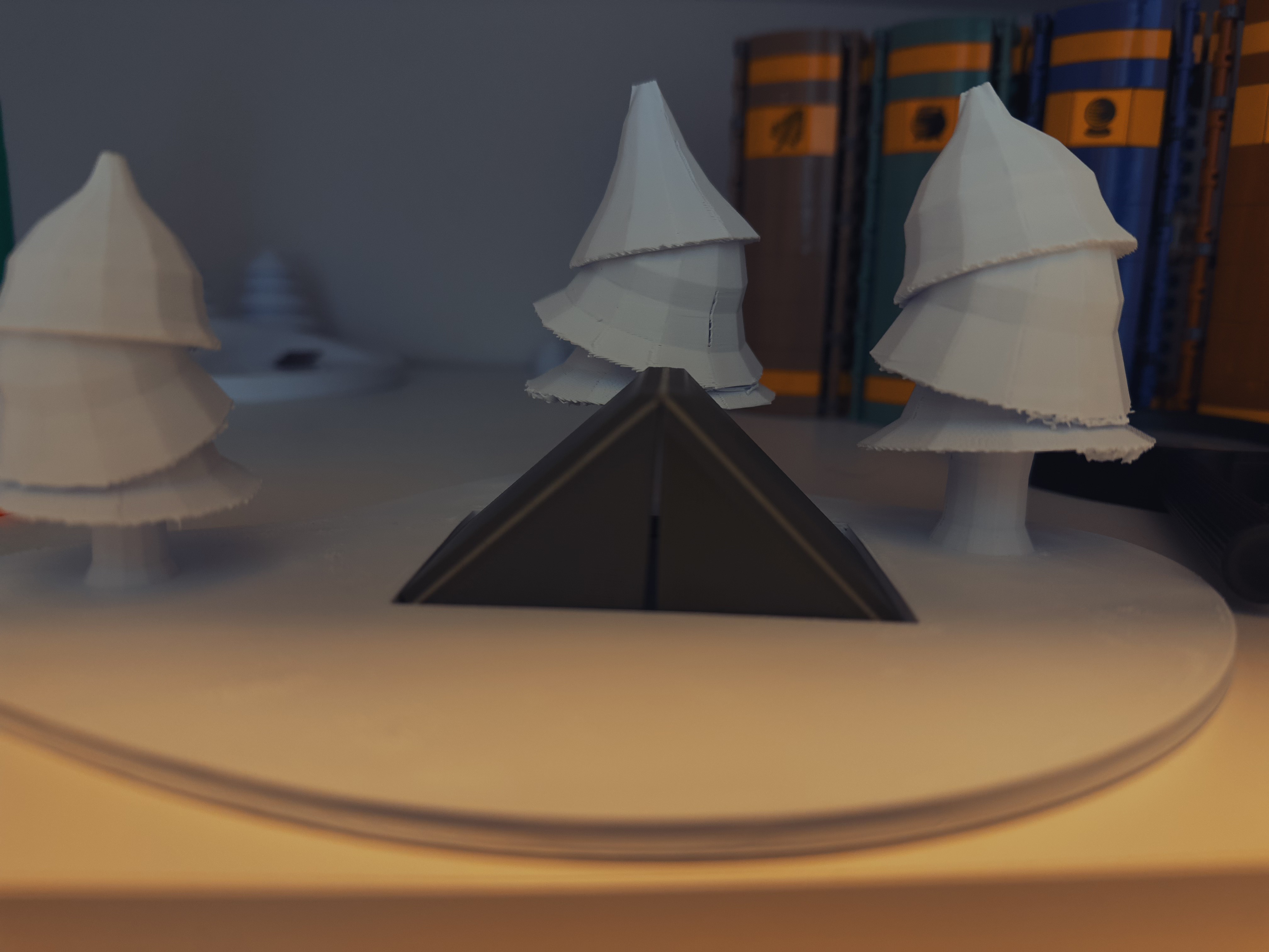 Tent with tree 3D model