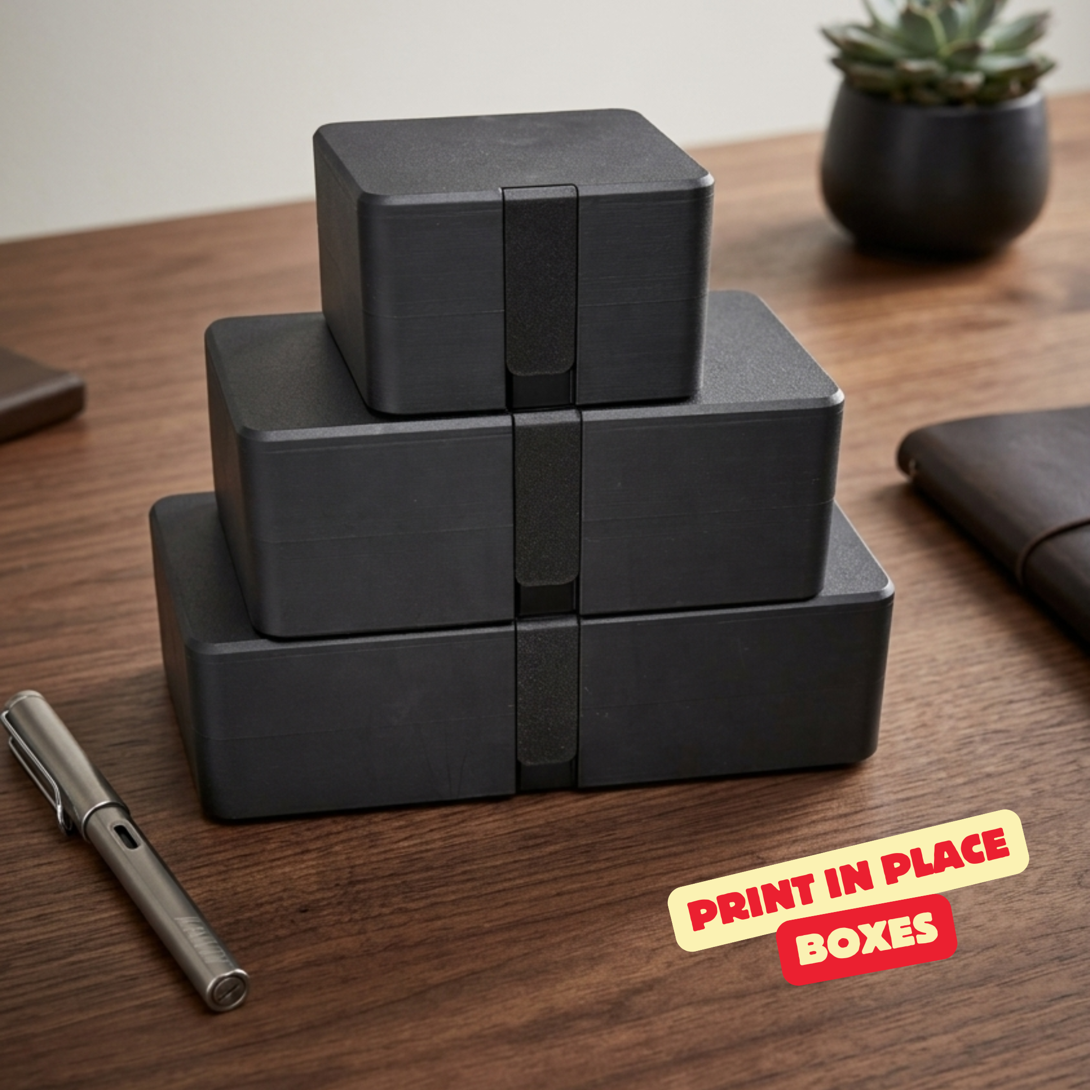 PRINT IN PLACE BOXES / MULTIPURPOSE ORGANIZER BOXES / MODERN HOMEDECOR / OFFICE ESSENTIALS