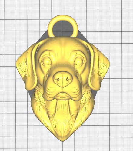 Miniatura 2 do modelo 3D Beagle keychain