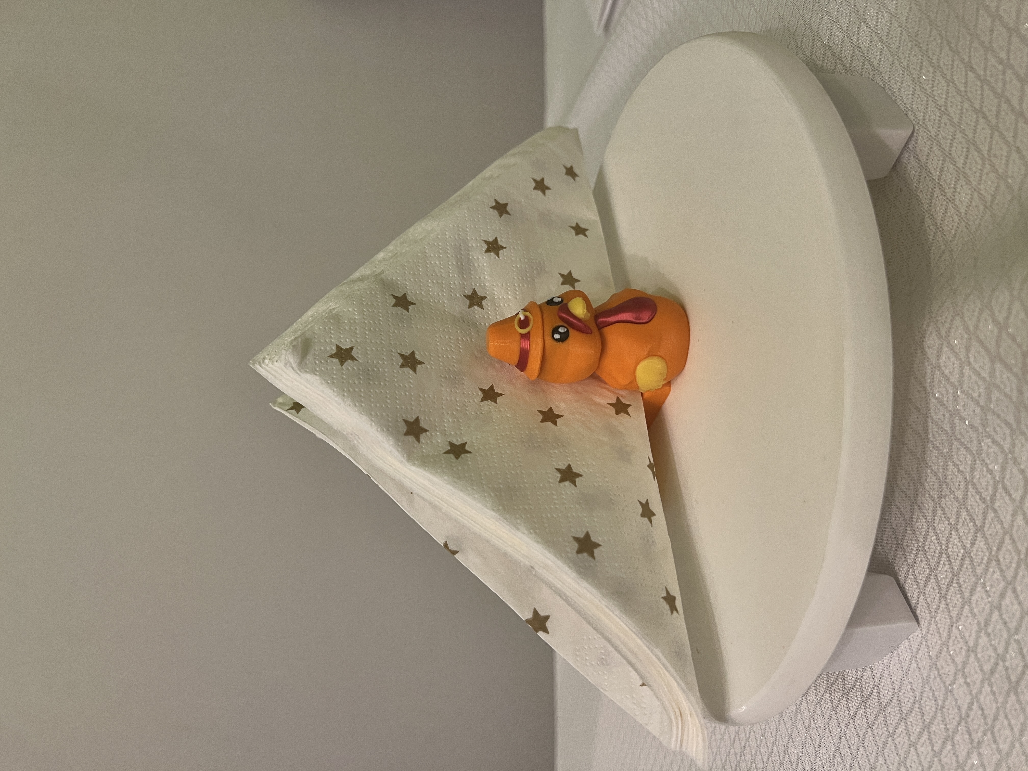 Turkey thanksgiving napkin holder for single color prints and MMU