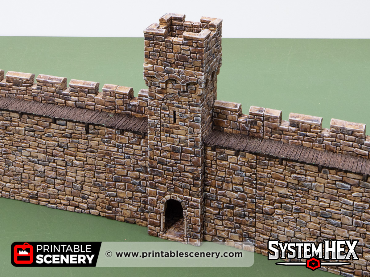 Miniatura 4 do modelo 3D SystemHEX trial pack - Small Square Tower & Wall