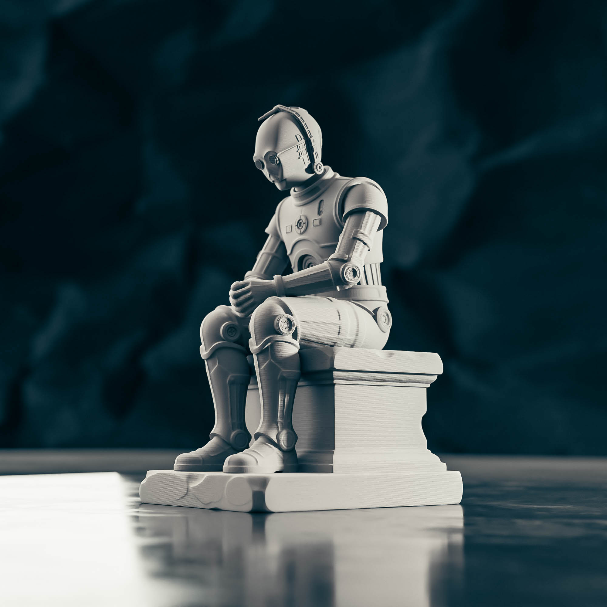 C3PO - Contemplation Statue