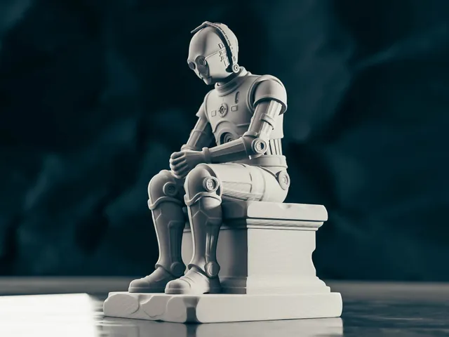 C3PO - Contemplation Statue