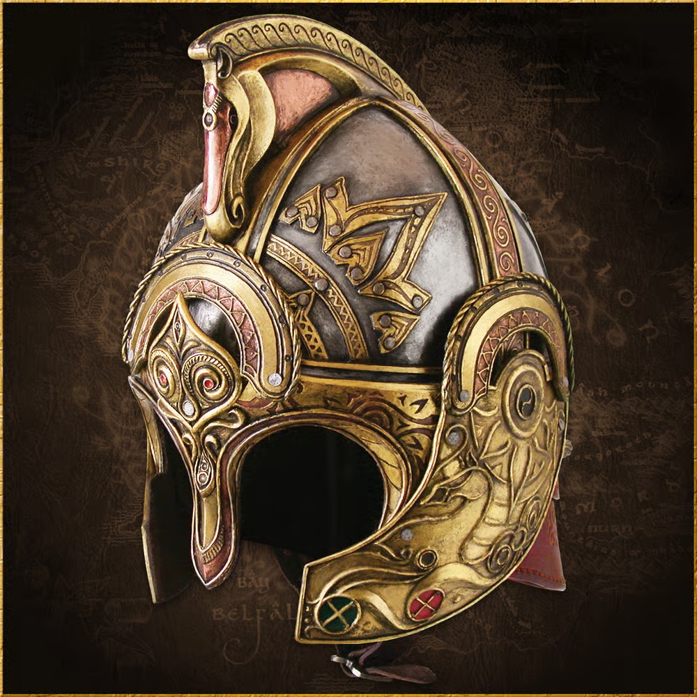 King Theoden Helmet LOTR Rohan Rohirrim Lord of the Rings