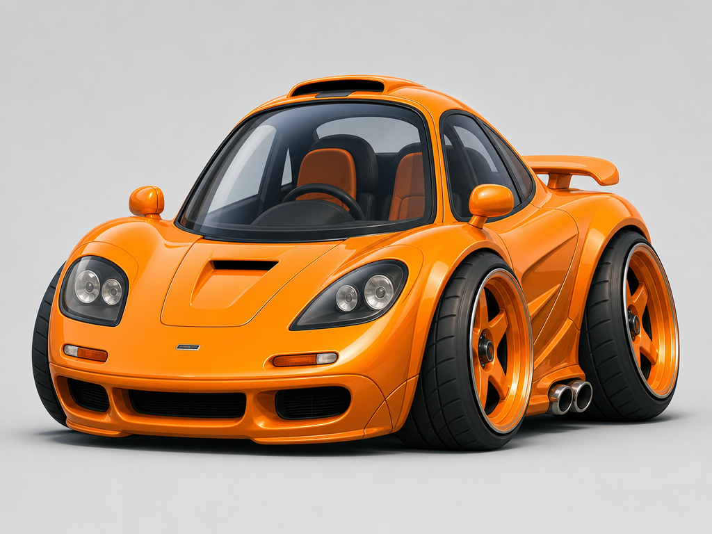 McLaren F1 1994 caricature